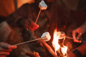 Speisen am Feuer