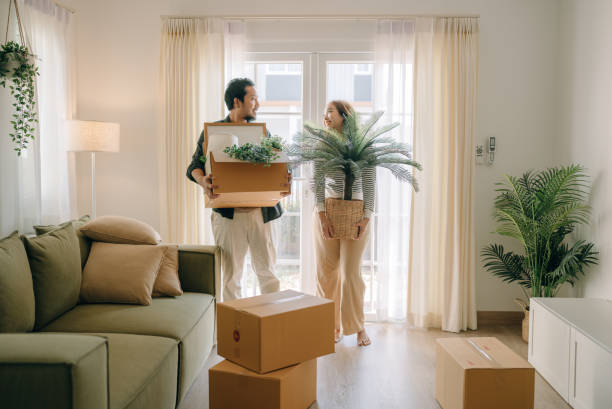 Umziehen in die neue Wohnung